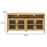 Better Homes & Gardens Reading Refined Farmhouse TV Stand for TVs up to 65", Light Honey Finish - Walmart.com