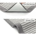 thumbnail image 5 of Findosom 2.6'x12' Hallway Runner Rug Non Slip Entryway Mat with Rubber Backing,Heavy-duty Durable Entryway Floor Mat Machine Washable Doormat,Laundry Runner Rug for Garage Kitchen,Gray, 5 of 9