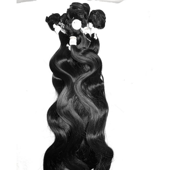 6 Bundles Body Wave Synthetic Bundles, Length 18-22 Inches(18,20,20,22,22,22'')