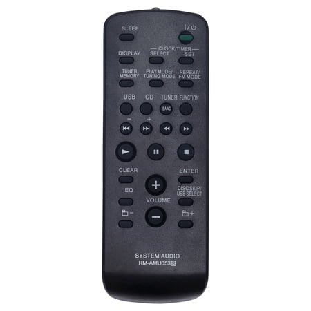 RM-AMU053 Replace Remote for Sony Mini Hi-Fi HCD-GTR33 MHC-GTR7 MHC-GTZ5 SS-WGZ4
