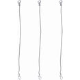thumbnail image 1 of 3 Pack Stainless Steel Universal Toilet Flapper Chain Replacement Kit 12 Inch Hook Ring Hardware, 1 of 7
