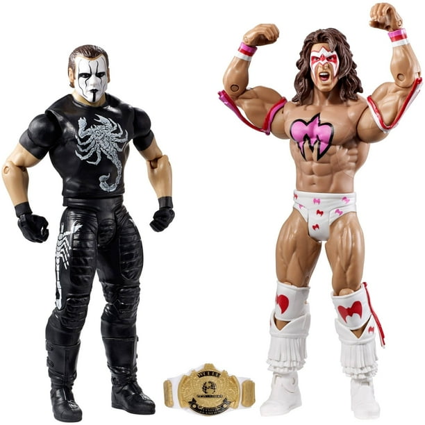 wwe basic series 2016 then now forever ultimate warrior and sting action figures