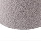 thumbnail image 3 of Abat-jour de lampe de table en tissu pelucheux, conique, simple et exquis, pour ampoules E27 et E14, pour lampadaires, gris, 3 of 4