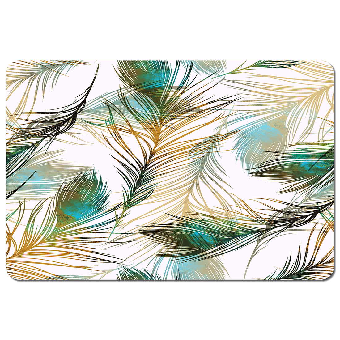 Imprints peacock feathers (Placemat)