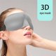 thumbnail image 5 of 2 Pack Sleep Eye Mask Shade Cover 100% Blackout Sleep Eye Masks For Sleeping Sleep Masks Suitable For Lunch Break Trave Camping Usage (grey), 5 of 5
