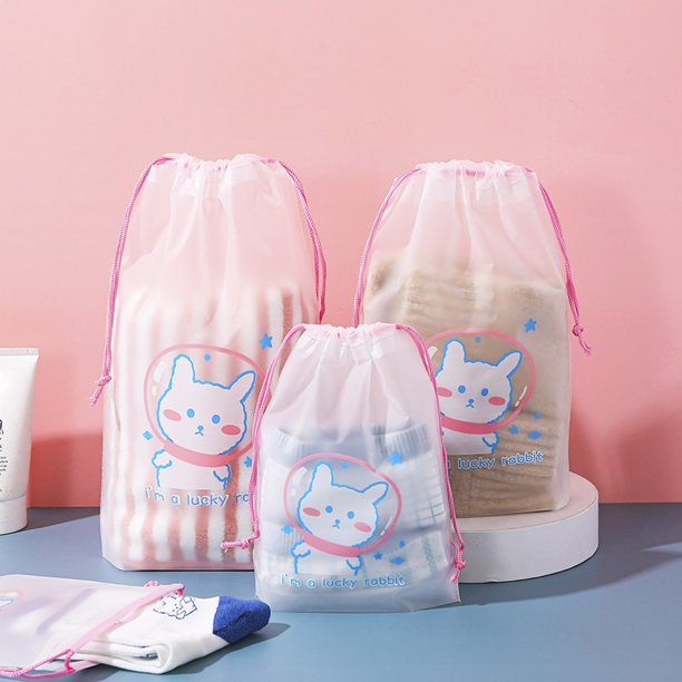 Bolsa De Almacenamiento De Viaje Con Cordón Bolsillo Portátil Ropa Interior Polvo Zapatos De Dibujos Animados Embalaje Impermeable huangjie unisex