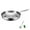 Without Pot cover, variant on DAMAI Non Stick Frying Pans,12 inch Hybrid Frying Pans Nonstick,non stick Stainless Steel Skillets, Dishwasher and Oven-Safe Chef Pan, Works on Induction,Ceramic and Gas Cooktops(L)