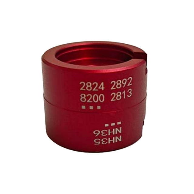 Soporte de Movimiento de Reloj NH34 NH35 para Herramientas de Reparación de Base SKX007 7S26 4R35 4R36 2824 2836 8215, Color Rojo
