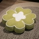 thumbnail image 1 of Cojín de terciopelo de 4 hojas - 40x40x6cm - Almohada suave y de soporte para sofá, sillón, suelo - blanco, marrón, rosa, naranja, amarillo, verde, 1 of 6