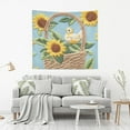 thumbnail image 2 of WOBOGO Sunflower Chicks Tapestry 60×51in Home Living Room Bedroom Wall Hanging Ornaments, 2 of 10