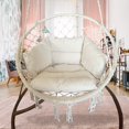 thumbnail image 2 of Cojines de sofá de cojín de macramé con borlas para silla colgante, almohadillas de asiento de columpio, cojines para Yoga, envío directo Fivean unisex, 2 of 2