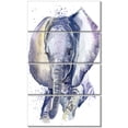 thumbnail image 2 of Baby Elephant Blue Watercolor - Abstract Canvas Art Print, 2 of 3