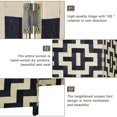 thumbnail image 2 of 4-Panel Room Dividers and Folding Privacy Screens Partition Walls Wooden Portable Freestanding Privacy Wall Divider, Diamond, 2 of 7