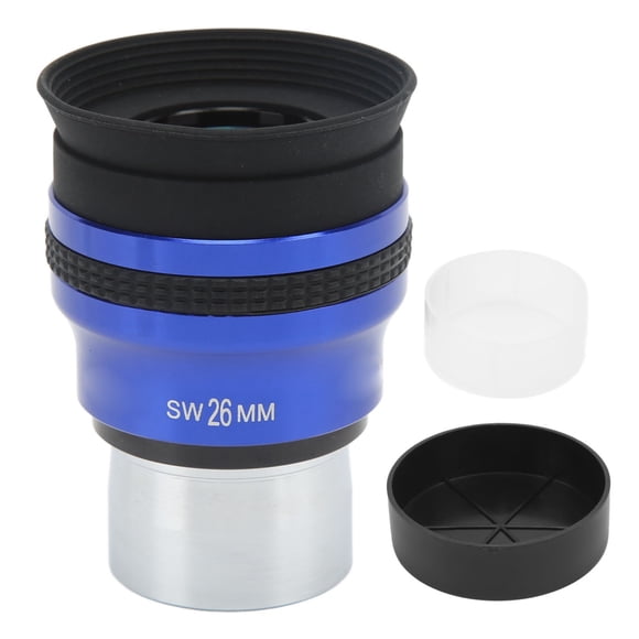 Ocular universal para telescopio astronómico, 1,25 pulgadas, 26 mm, HD, 52 grados, gran campo de visión, accesorio