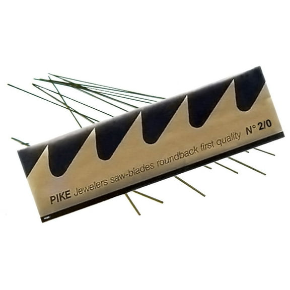 Pike # 2/0 Jewelers Saw Blades Swiss Made Grobet Jewelry Piercing Saw Blade 12