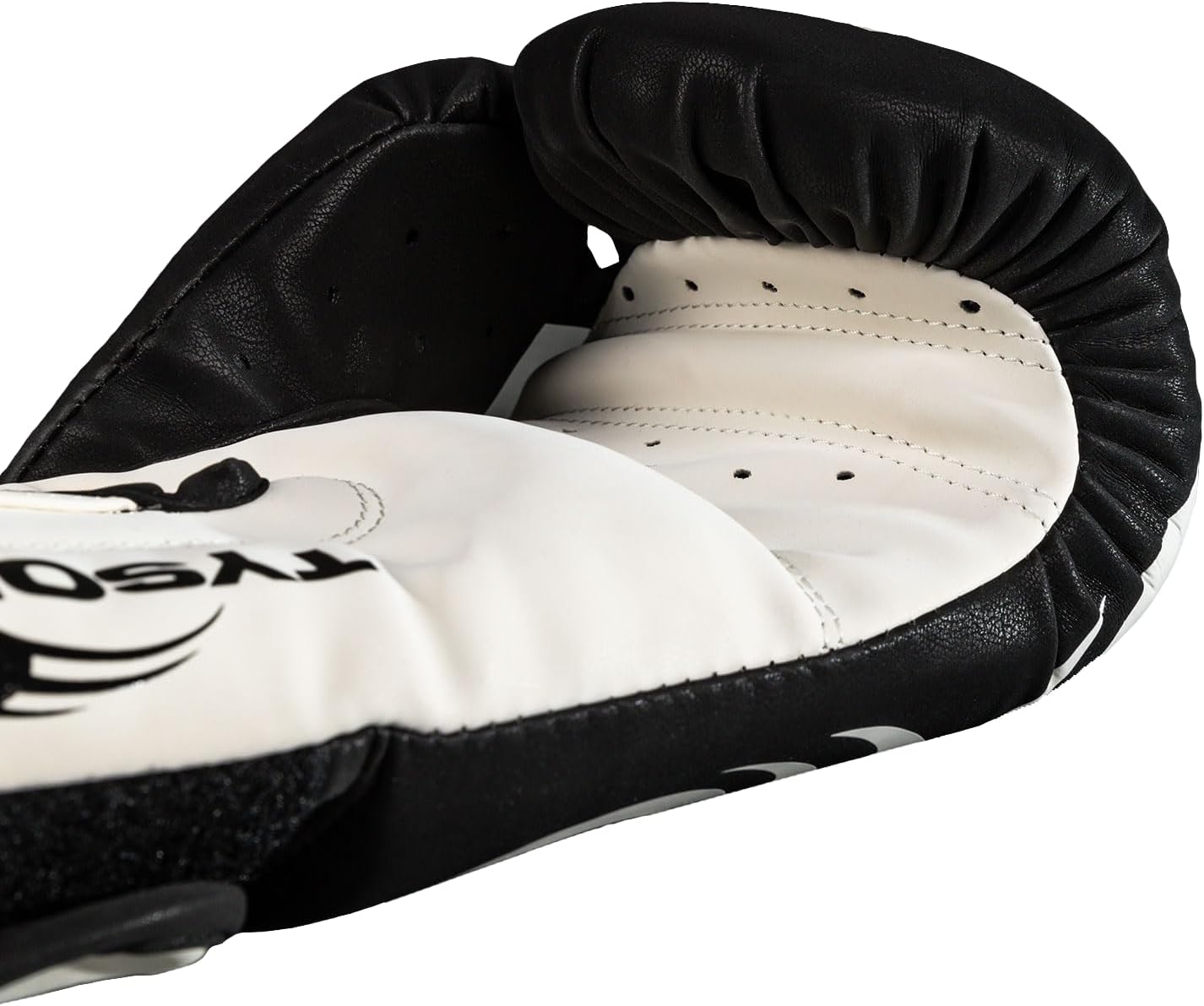 Venum Mike Tyson Replica Boxing Gloves - Deep Black/Optical White - 12-Ounce