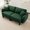 Green, variant on Boucle Fabric Loveseat Sofa with Distinctive Shell-shaped Armrests,2-Seater Couch with 2 Soft Pillows,Thickened Cushions and Cylindrical Legs,Small Couch for Living Room Bedroom Office,Dark Gray