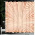 thumbnail image 3 of Ambesonne Abstract Art Shower Curtain, Concentric Stripes Art, 69"Wx75"L, Pale Peach, 3 of 4