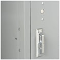 thumbnail image 3 of Global Industrial Single Tier Locker, 12"W x 18"D x 78"H, 1 Door, Unassembled, Gray, 3 of 6