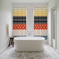 thumbnail image 4 of Modern Bohemian Kitchen Curtain for Berdoom Living Room Cafe 72 Inch Length, Colorful Minimalist Abstract Paisley Boho Tiers Curtains Light Filtering Drapes Window Treatment 2 Panels 52"Wx72"L, 4 of 8