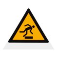 thumbnail image 1 of Caution Tripping Hazard Sign Safety Floor Decal Watch Your Step Decal Floor Warning Decal, 1 of 8