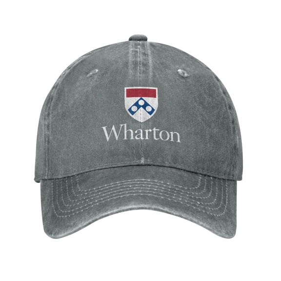 The Wharton School Hat Adult Adjustable Classic Washed Casquette Cap Hat Baseball Cap
