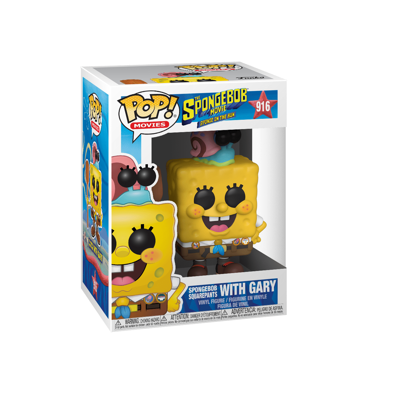 Spongebob Squarepants Com Gary #916 FUNKO POP-Animação Cartoon Series 