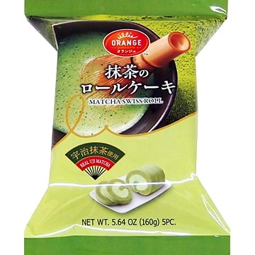 Orange Swiss Roll Matcha