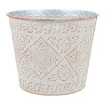 DINHEAROM Retro Flowerpot Iron 1Pcs 6.7x6.7x5.5in Homeowners Gardeners Decor