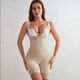 thumbnail image 4 of Body de cintura alta con encaje, cremallera en la entrepierna, vientre teñido, pantalones de cadera, mono moldeador de cintura tintada, edición mejorada, 4 of 5