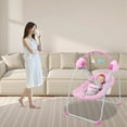 thumbnail image 3 of KFeng Baby Swing for Newborns-Electric Motorized Infant Swing, Bluetooth Music,Remote , Pink, 3 of 10