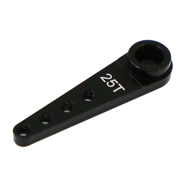 Servo digital RC de aleación de aluminio de 25T con bocina para camión RC Futaba WPL 1627 Negro