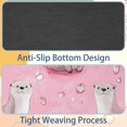 thumbnail image 4 of PhooArto Comfortable Mouse Pad Pink Sea Otter Pattern Desktop Mousepad , 21 x 25 cm Mouse Mat, Non-Slip Rubber Base, Improves Speed and Precision, 4 of 7