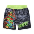 thumbnail image 6 of Nickelodeon Teenage Mutant Ninja Turtles UPF 50+ Rash Guard and Swim Trunks Swimsuit Set (Boys), 2 Piece Set, Sizes 4-12, 6 of 7