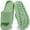 Green, variant on Pillow Slippers for Women Men Non Slip Quick Drying Shower Slides Bathroom Sandals Ultra Cushion Thick Sole House Shoes