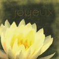 thumbnail image 2 of Gibbons, Lauren 26x26 White Modern Wood Framed Museum Art Print Titled - Joyeux Flower, 2 of 4