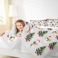 thumbnail image 4 of Homewish Full 3-Piece Kawaii Snowman Comforter Set - Christmas Tree, Lightweight, 4 of 8