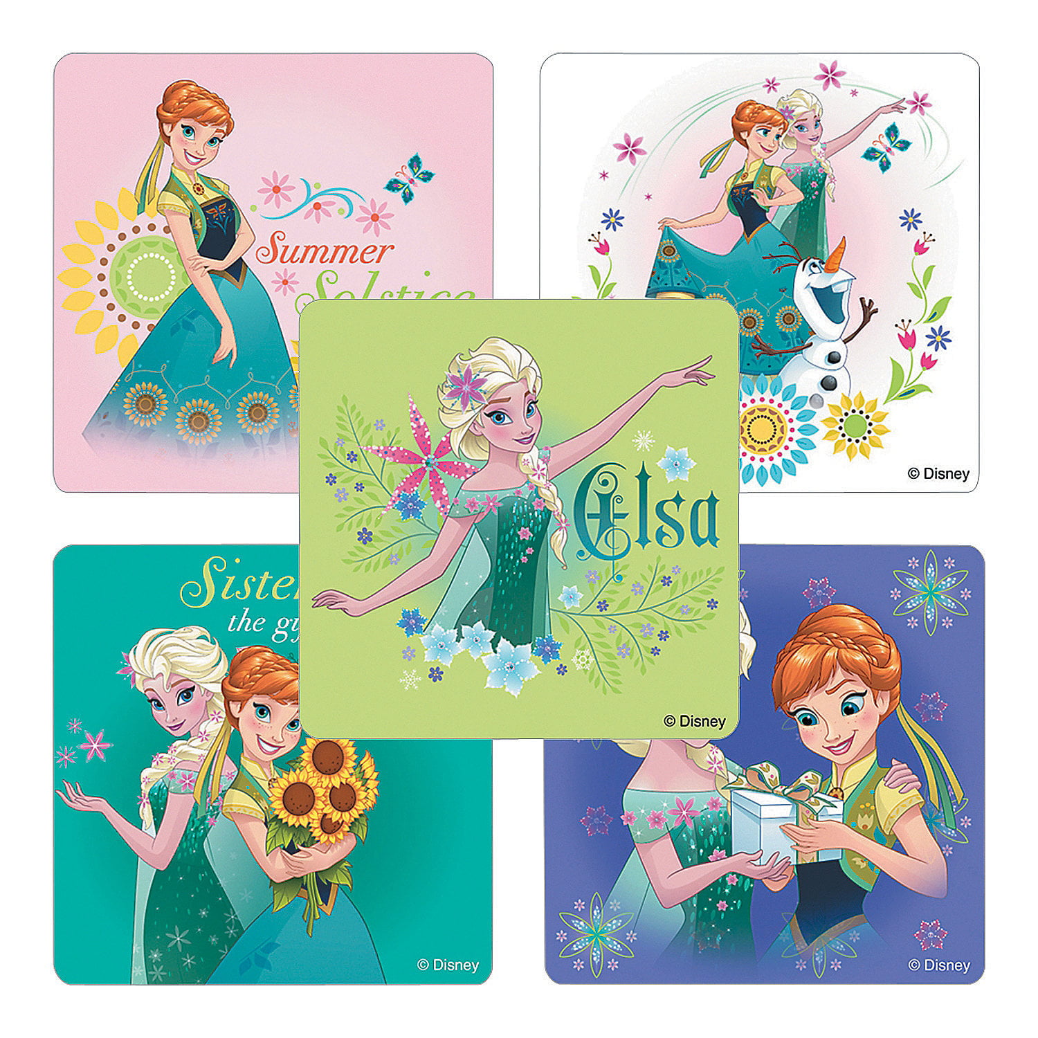 Disney Frozen Fever 700 Sticker Pack Movie Elsa Fever Anna Sheets Crafts fun 