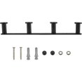 thumbnail image 3 of Ganchos para toallas de pared YUANXCMXG Acero inoxidable 304 Negro 4 ganchos, 3 of 5