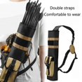 thumbnail image 2 of Light weight Back Arrows Quiver Adjustable Arrows Backpacks Bag Quiver Arrows Holder Shoulder Hanged Adjustable Quiver khaki 26-27s, 2 of 5