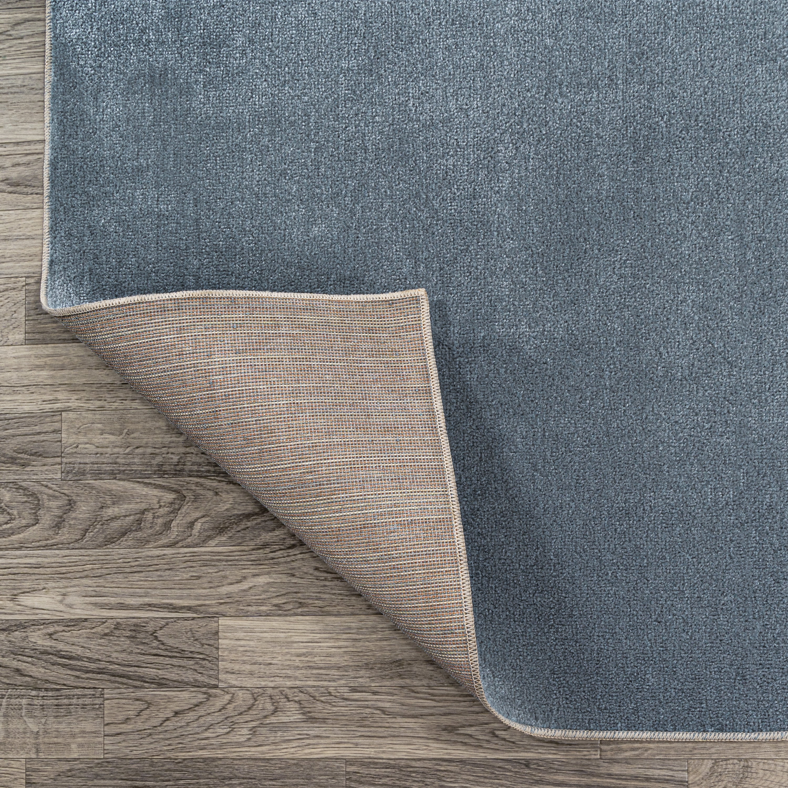JONATHAN Y WASHABLE 2 x 8 Runner Rug, Twyla - Blue, WSH300B-28