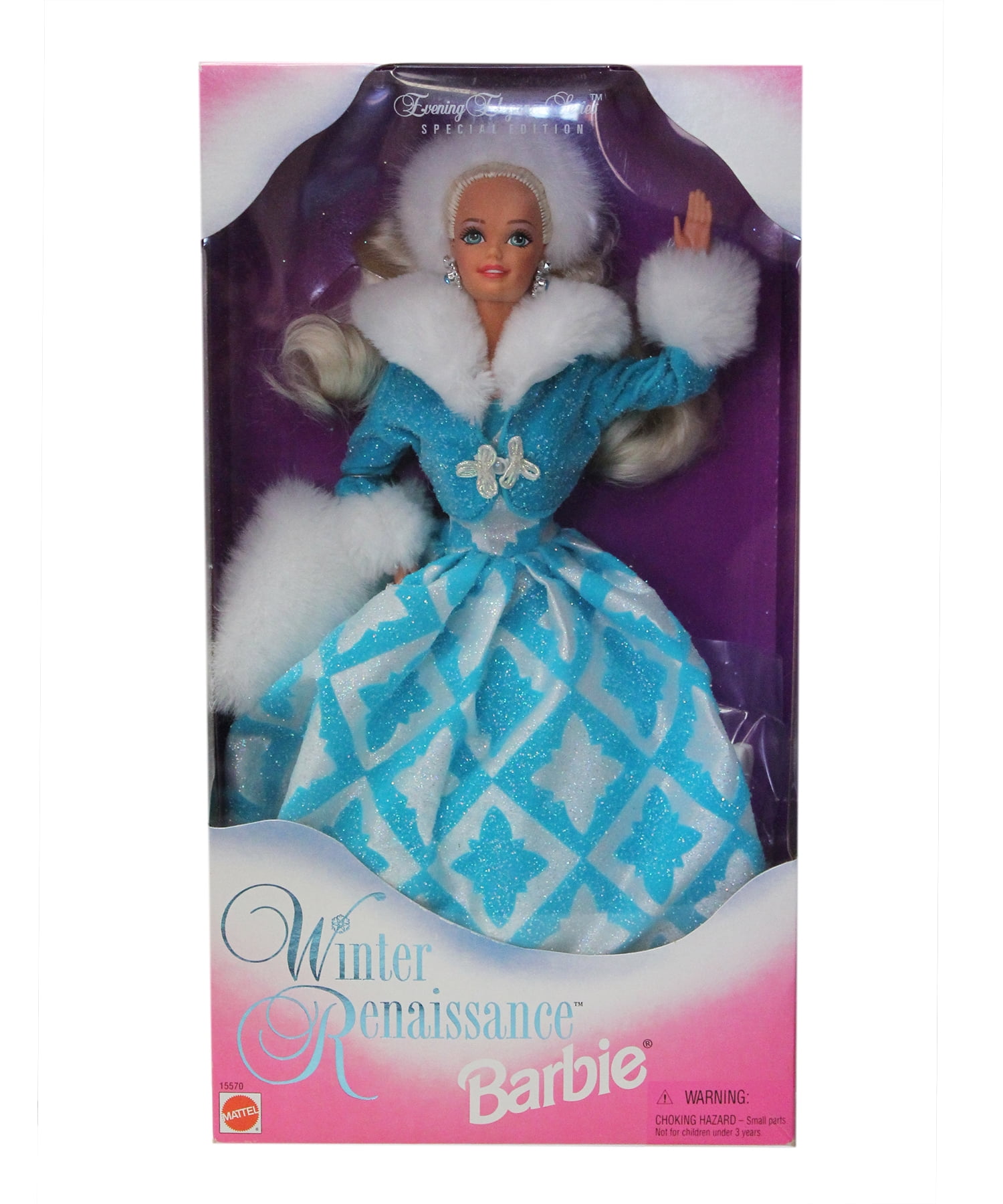 Winter Renaissance Barbie Doll Evening Elegance Series 1996 Mattel