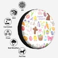 thumbnail image 6 of Kdxio Happy Easter1 for Tire Cover Wheel Protectors Tyre Covers Weatherproof Wheel Covers Universal Fit for Trailer Rv SUV Truck Camper Travel Trailers 17 inch, 6 of 8