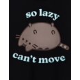 thumbnail image 2 of Pusheen Womens Black Short Sleeved T-Shirt, 2 of 5