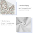 thumbnail image 4 of Dreamtimes 3 PCS Towel Free Style Pink Flowers Cotton Bath Towel Set (1 Bath Towel, 1 Hand Towel, 1 Washcloth) for Bathroom, Super Soft and Quick Dry Towels, 4 of 7