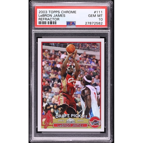 Collectible 1x Random Graded Basketball Card (Beckett, PSA or CGC) - Grade 8 or Higher