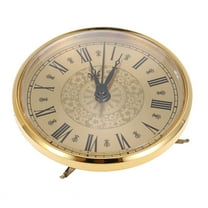 Hytrove Retro Round Clock Insert for Home Decoration Adults 1Pcs 4.1x4.1in