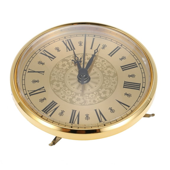 Hytrove Retro Round Clock Insert for Home Decoration Adults 1Pcs 4.1x4.1in