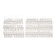 thumbnail image 1 of UVP UV62305  Letterboard Letters 1' Roman White Sprue Set, 1 of 1