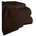 thumbnail image 2 of Chamberlain London 1800 Series Egyptian Comfort Easy Care Wrinkle Resistant Sheet Set (Queen, Brown), 2 of 2